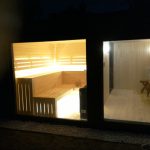 Domek saunowy - oświetlenie